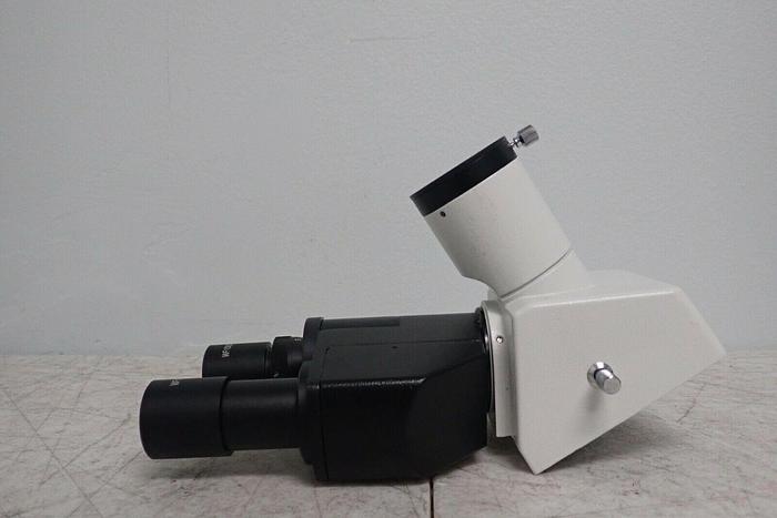 Used Unmarked Trinocular Microscope Head with 2 Eyepieces WF10X/20
