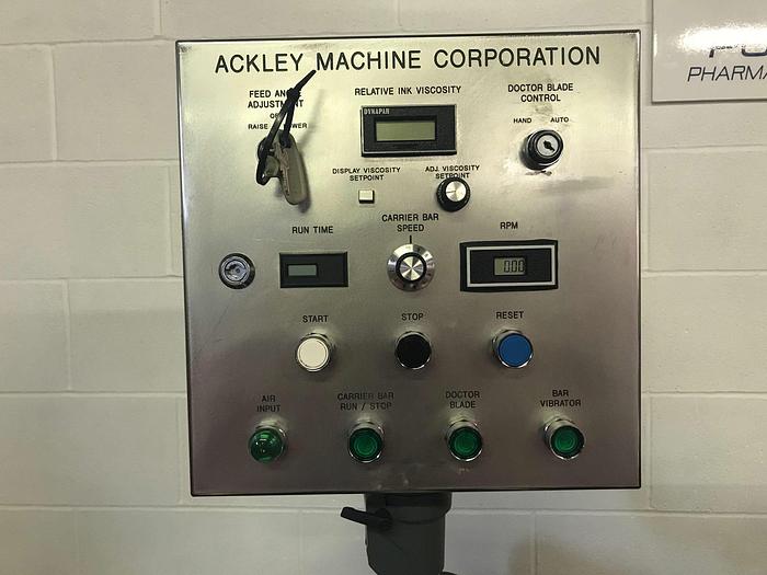 Used Ackley Tablet Printer