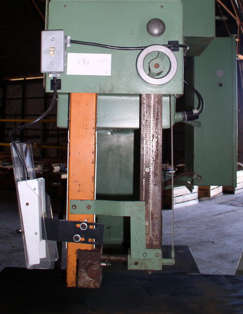 Used 36" Tannewitz Model G1NE Vertical Band Saw; S/N 80129
