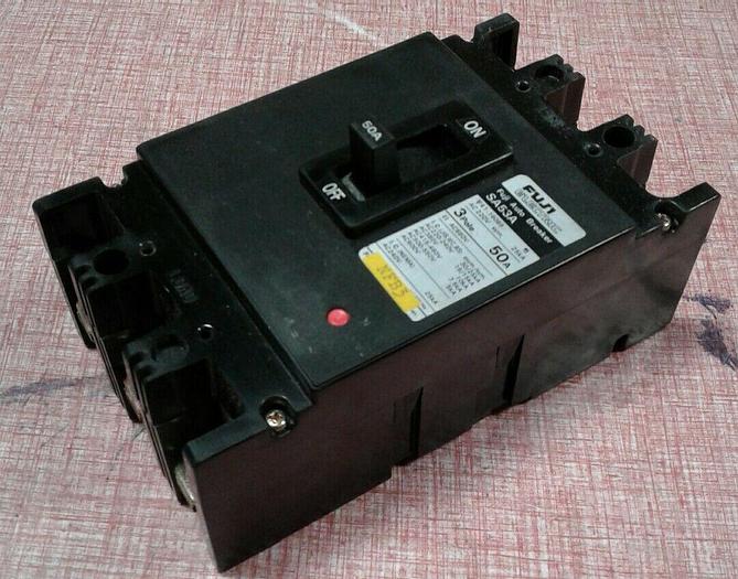 Used FUJI ELECTRIC 220V 50A 3 POLE AUTO BREAKER SA53A