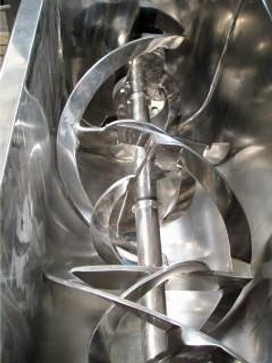 Mixer, Ribbon, 2.5 CF, 304 S/st, 2 HP, Std, New, #H733850