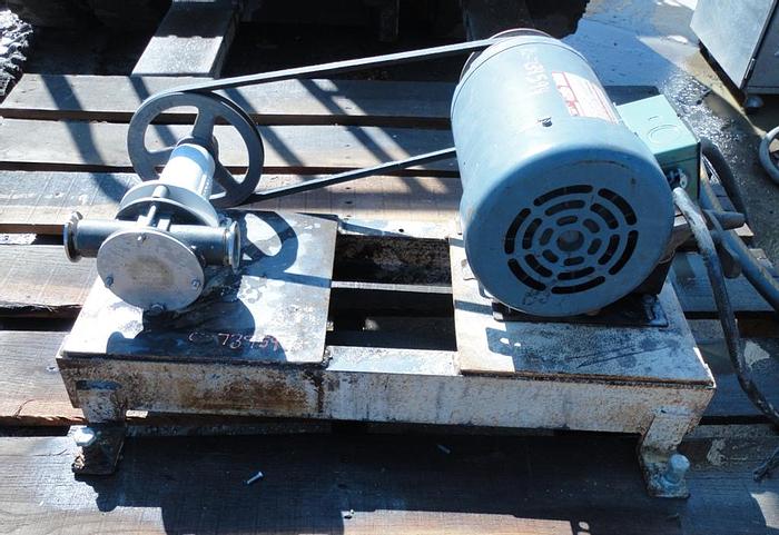 Used Pump, Positive, Jabsco, Mdl 12701-0001, S/st, 1 HP, 1" #S739594