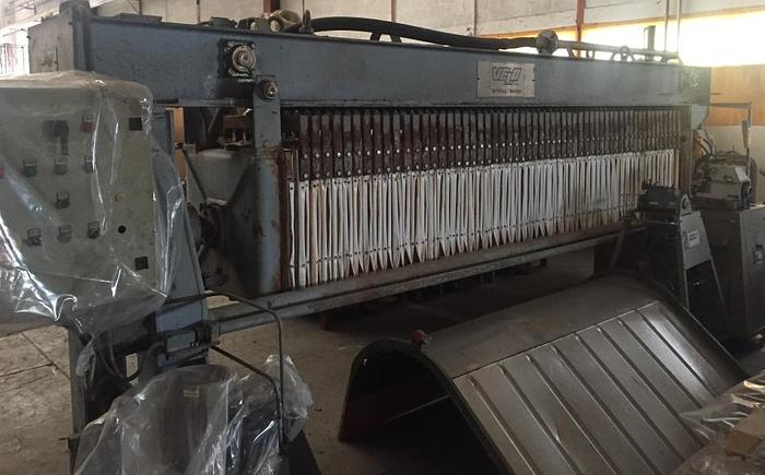 Used PLATE FILTER PRESSES SOFTENER VELO