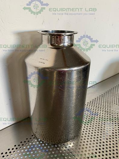 Used Eagle Stainless BTB-21 316L Stainless Steel 10 Liter Bottle w/ 4" Sanitary Fit