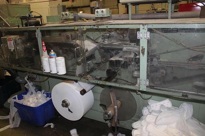 Used JOA SANITARY PAD LINE 9" REGULAR 250 FPM