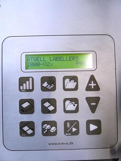 Used M 15239 E LABELLER ATWELL SERIES 2000 FOR ROUND OBJECTS