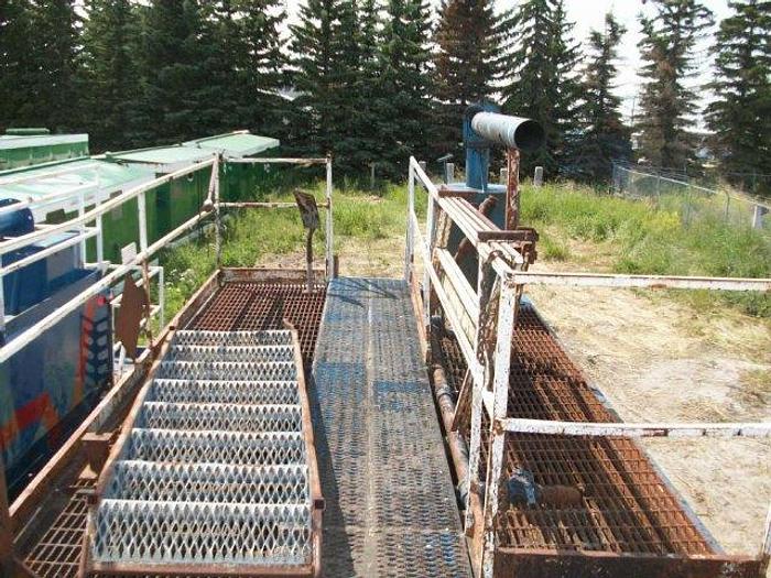 Used 22 m3 (140 BBL) Single Axle 5th Wheel Mud Tank Trailer