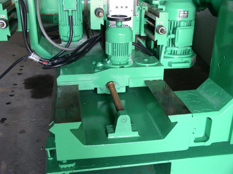 Used 136" SPANEVELLO Double End Tenoner; 6 Heads