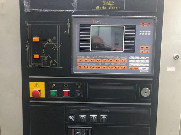 Used Shearing machine MARIO CROSTA SCC / B 2200 mm