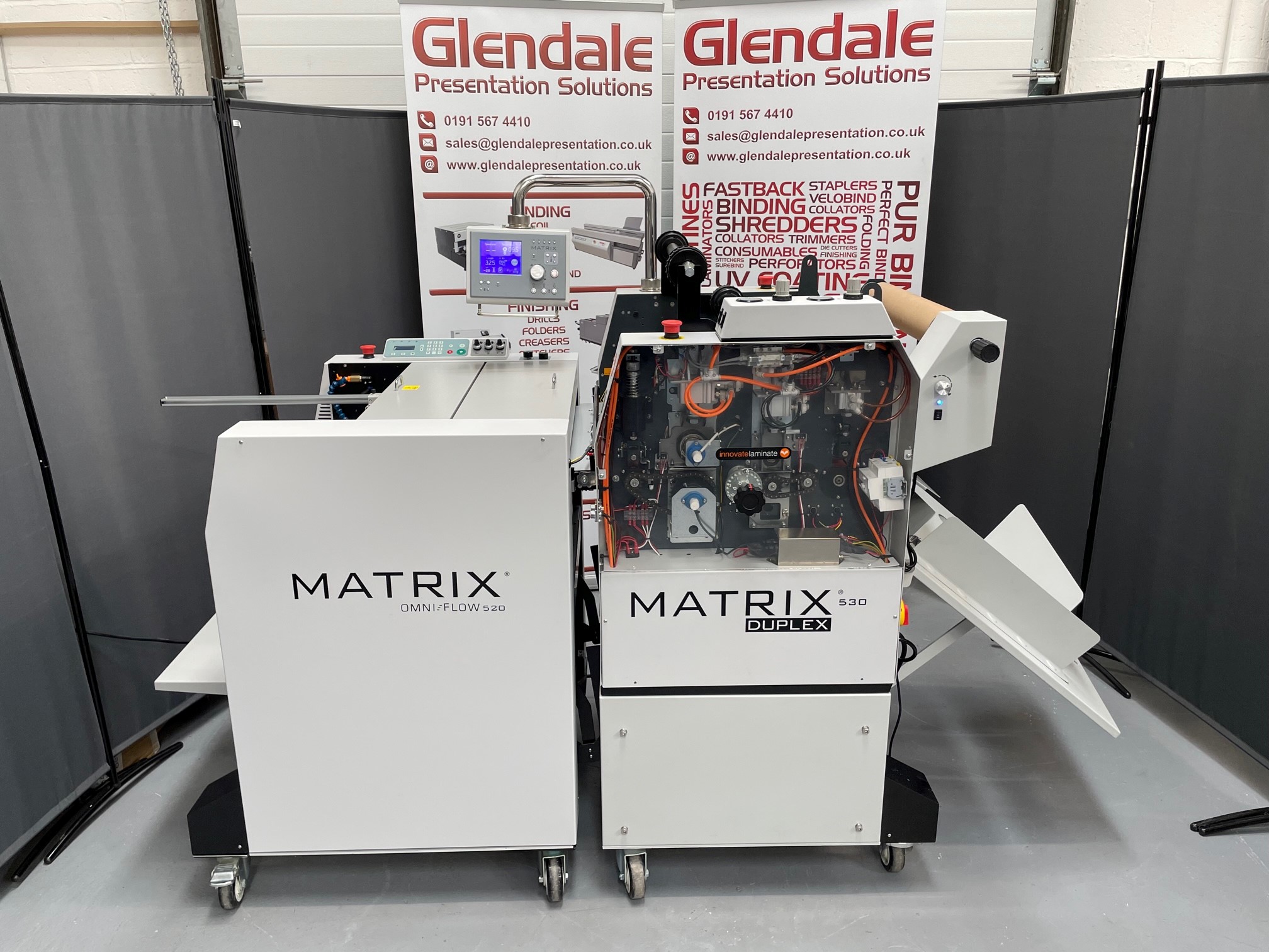 Refurbished Matrix 530DP Laminator with Omni-Flow Feeder