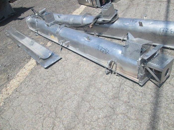 Used Stainless Steel Drum Breader w/Auger and Crumb Conveyor; 1000Lbs Capacity