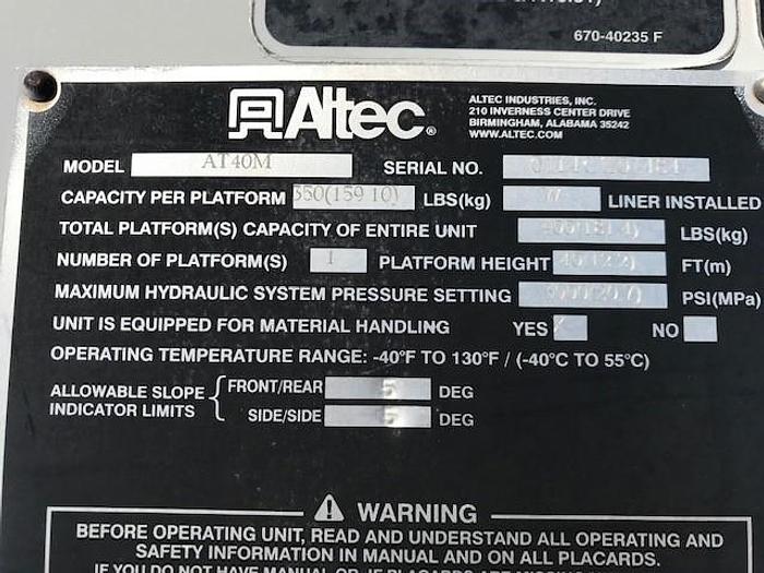 Used 2014 Ford F550 Altec AT40-M 45ft Material Handler Bucket Truck - C86738