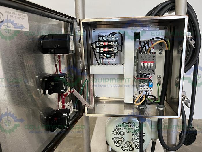 Used Pfizer Inc  FPX712 CIP Pump  Skid w/ Baldor Reliance L3606T Motor 115/230V