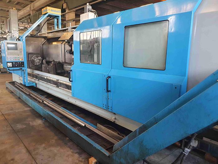 Usato TORNIO PARALLELO A BANCALE INCLINATO MENTI 480 x 4500 CNC