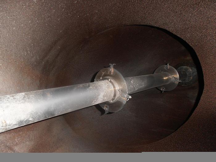 Used Mixer, V-Type, 40 CF, C/st, PK, 10 HP, Bar, Feed System, #S734565