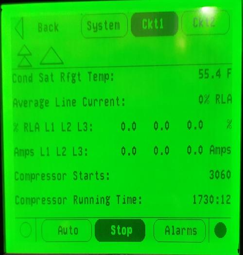 Used 90 TON TRANE INDOOR CHILLER – WATER COOLED (#9812)