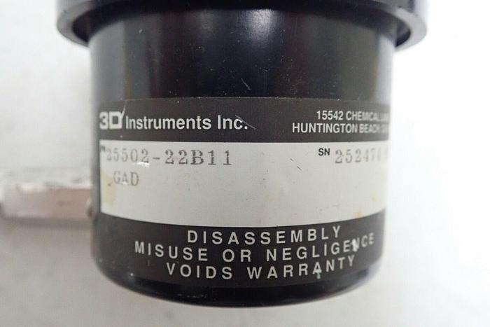 Used 3D Instruments 25502-22B11 0-60 PSI Pressure Gauge