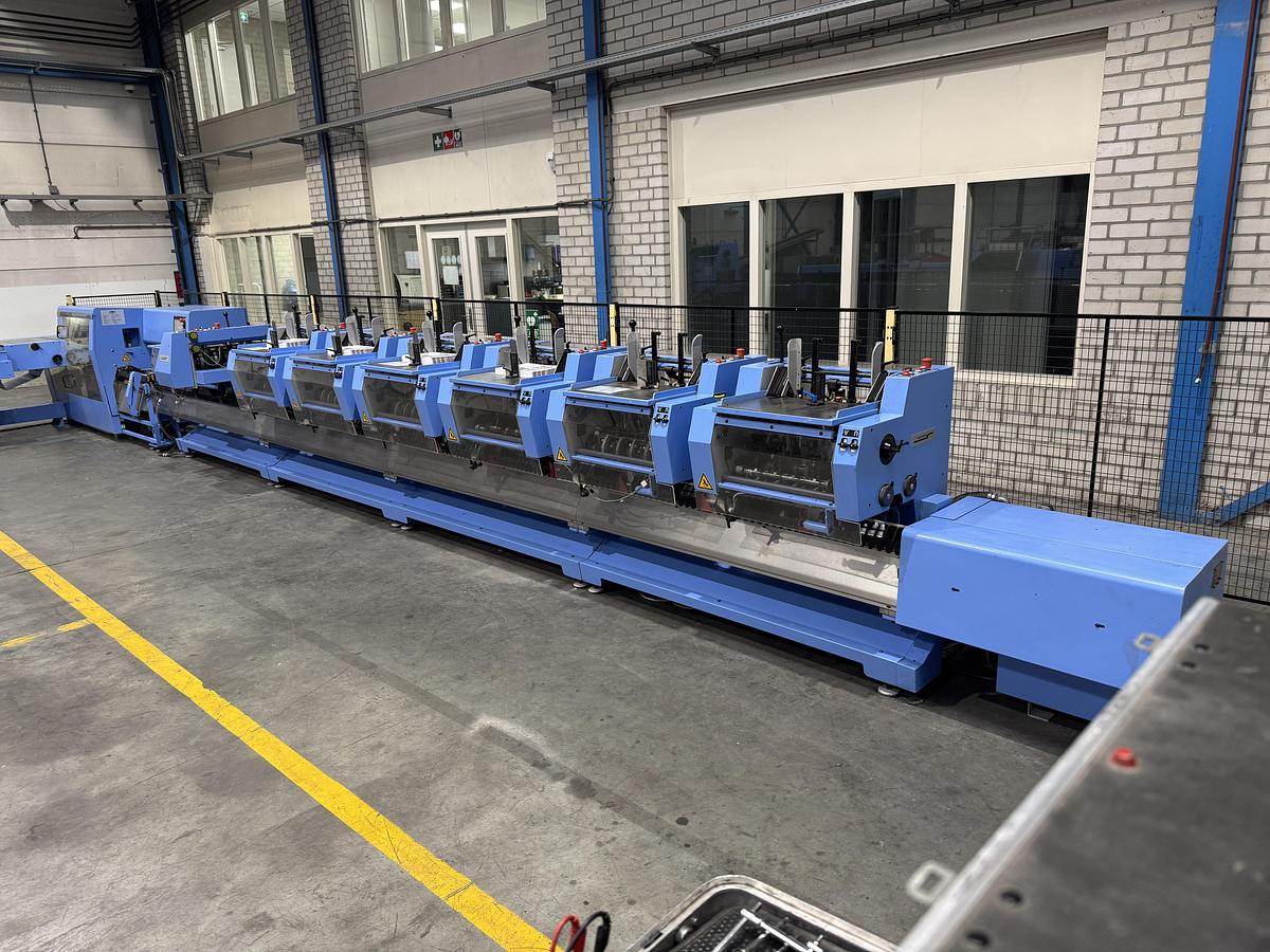 Used Müller Martini saddle stitcher Primera A110 (2008)