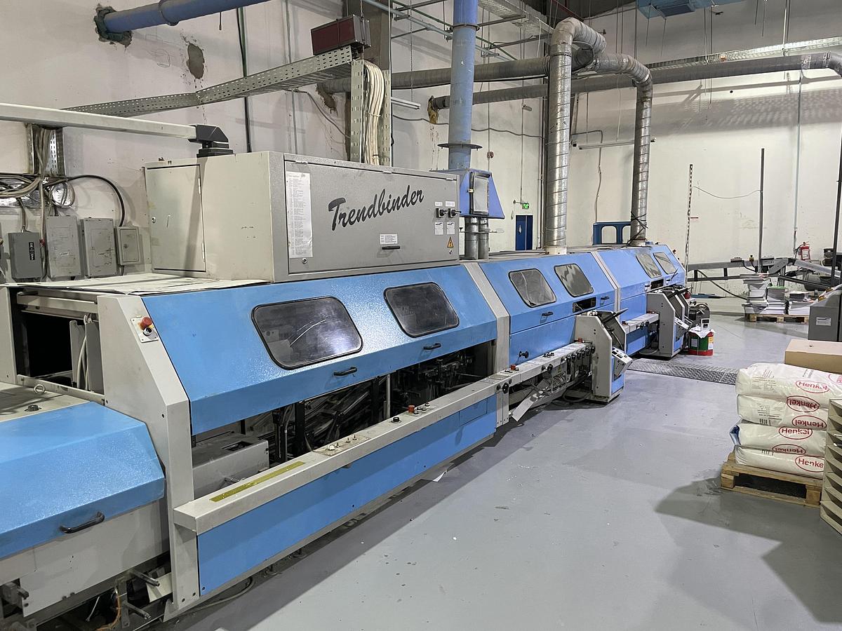 Used Müller Martini perfect binder Trendbinder (2001)