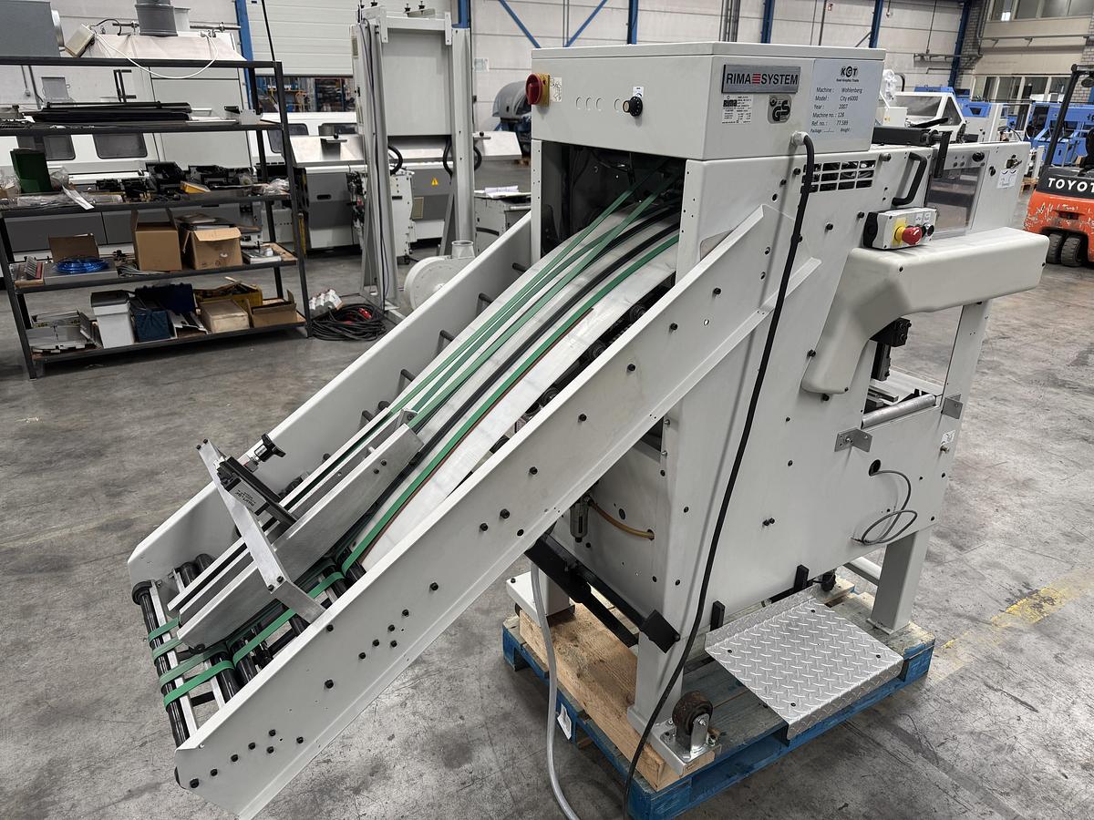 Used Wohlenberg perfect binder City E-6000 (2007)