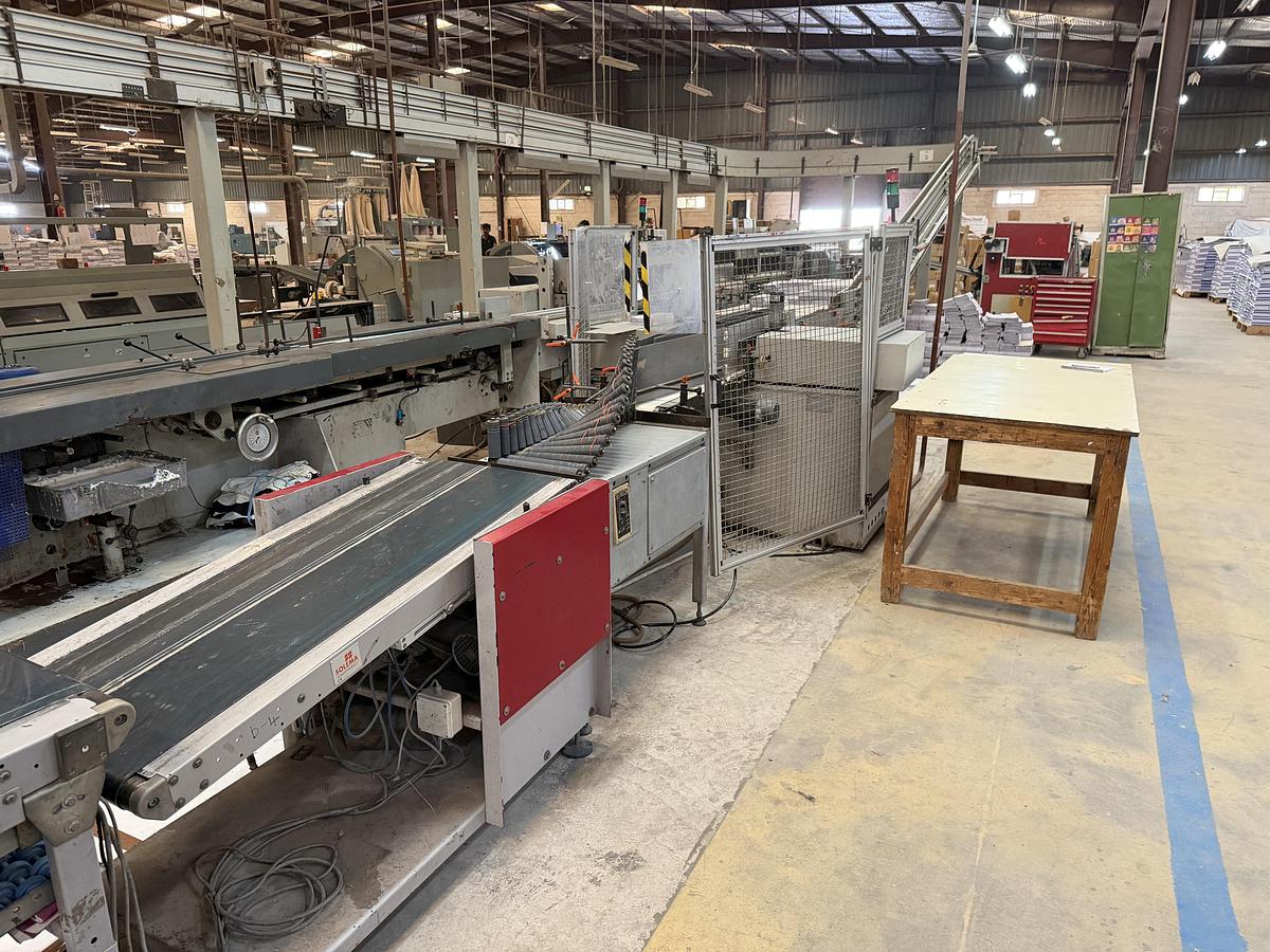 Used Sigloch book back gluing machine SB-3100/2 (2005)