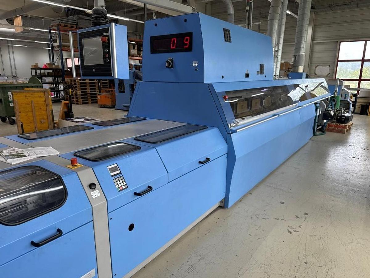 Used Müller Martini perfect binder Acoro A6 (2011)