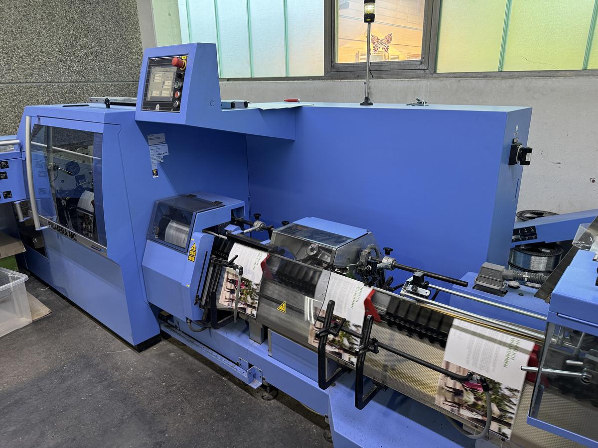 Used Müller Martini saddle stitcher Primera MC (2018)