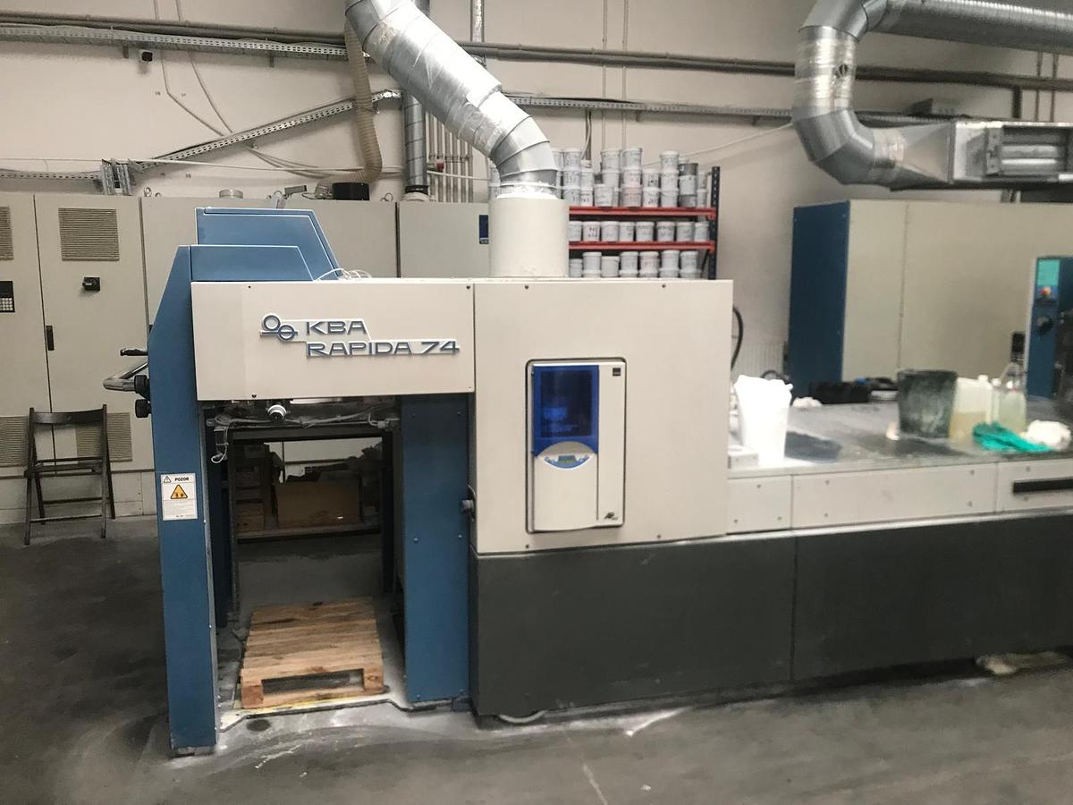 Used KBA (Koenig & Bauer) Rapida 74-5+LV (2004)