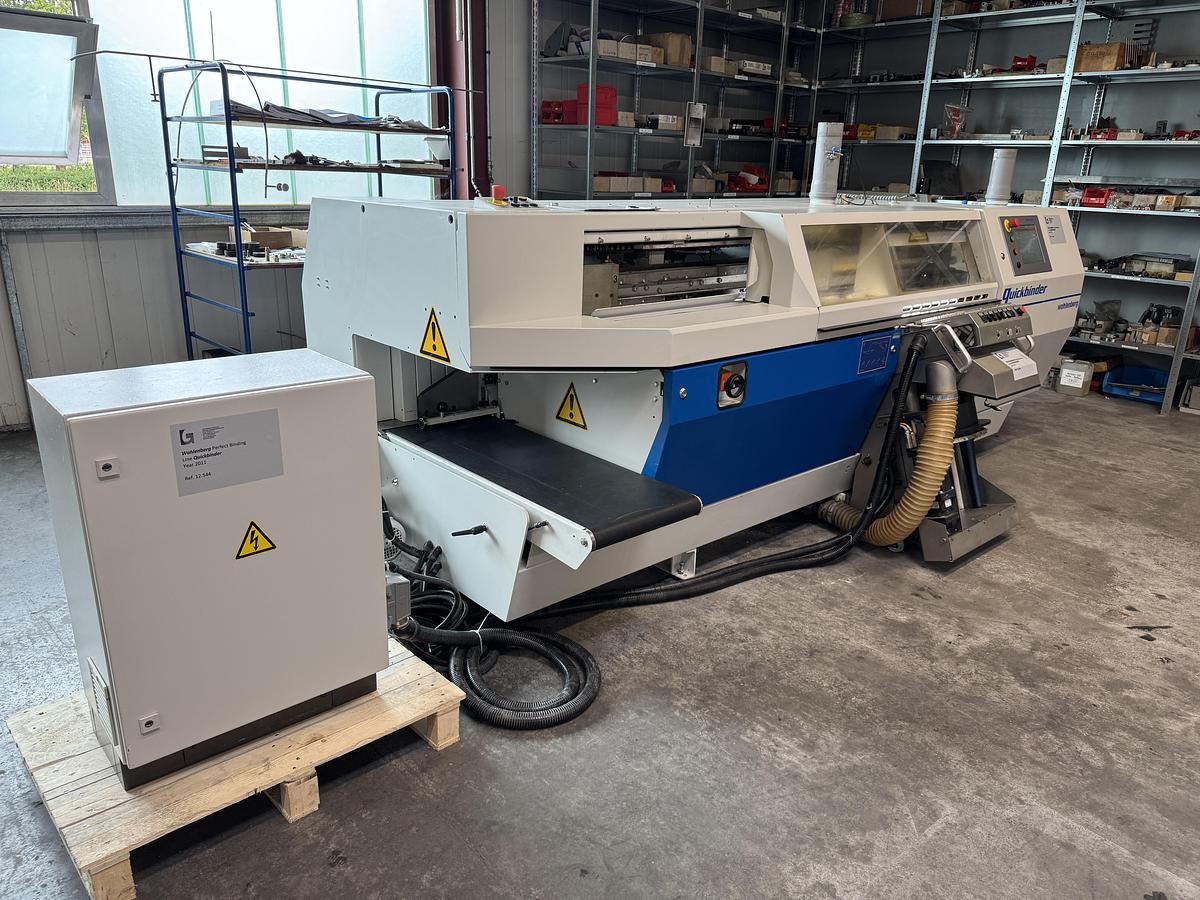 Used Wohlenberg perfect binder Quickbinder (2011)