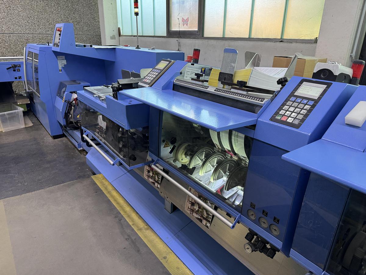 Used Müller Martini saddle stitcher Primera MC (2018)