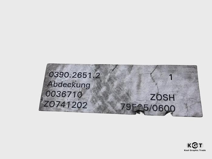 Müller Martini part no.: 0390.2651.2