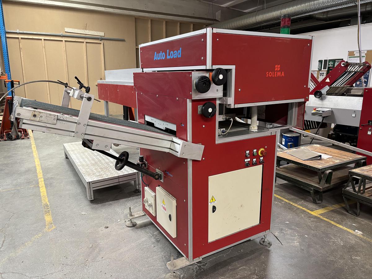 Used Solema book block feeder, FastBook (2000)