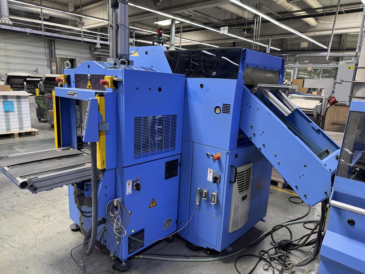 Used Müller Martini saddle stitcher Primera C140 (2009)