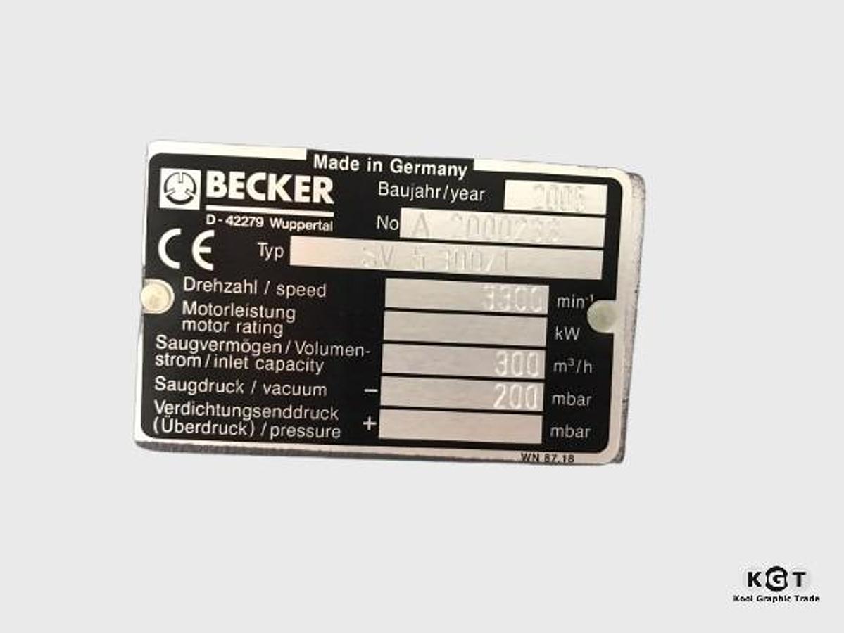 Used Becker part no.: SV 5.300/1