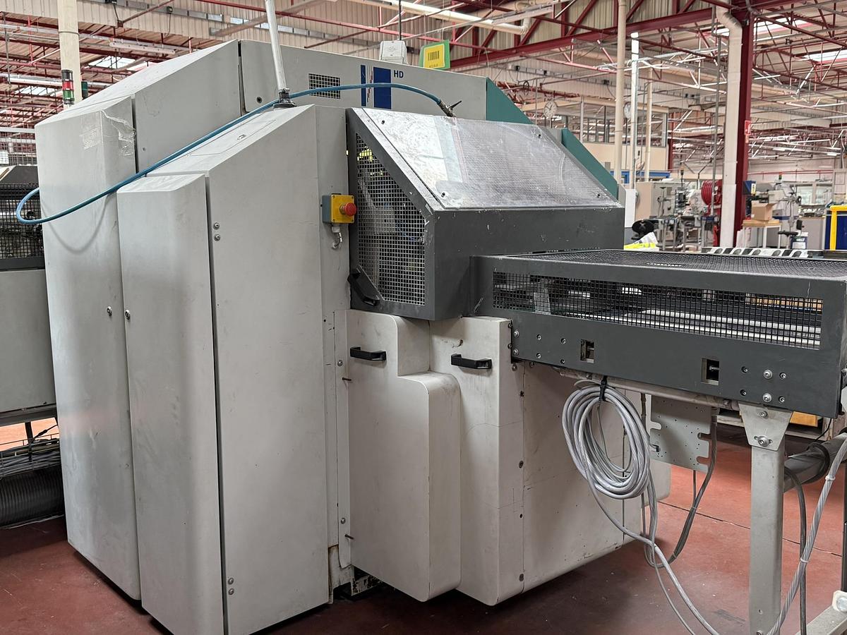 Used Kolbus three knife trimmer HD 142.P (2004)