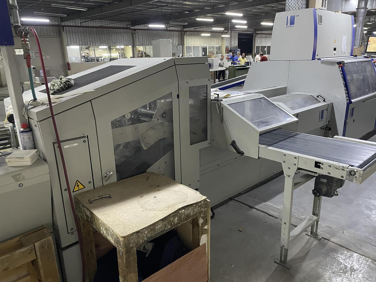 Used Kolbus perfect binder KM 600 (2011)