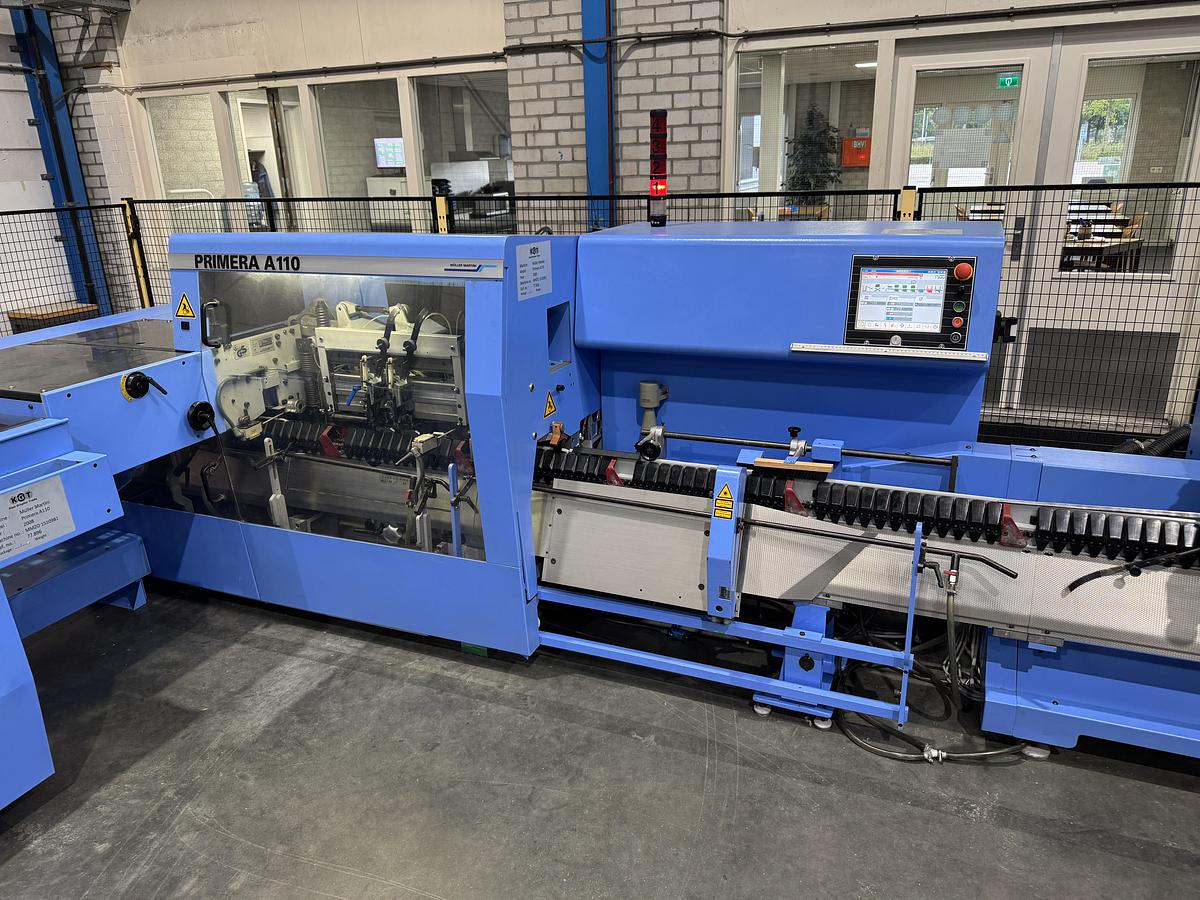 Used Müller Martini saddle stitcher Primera A110 (2008)