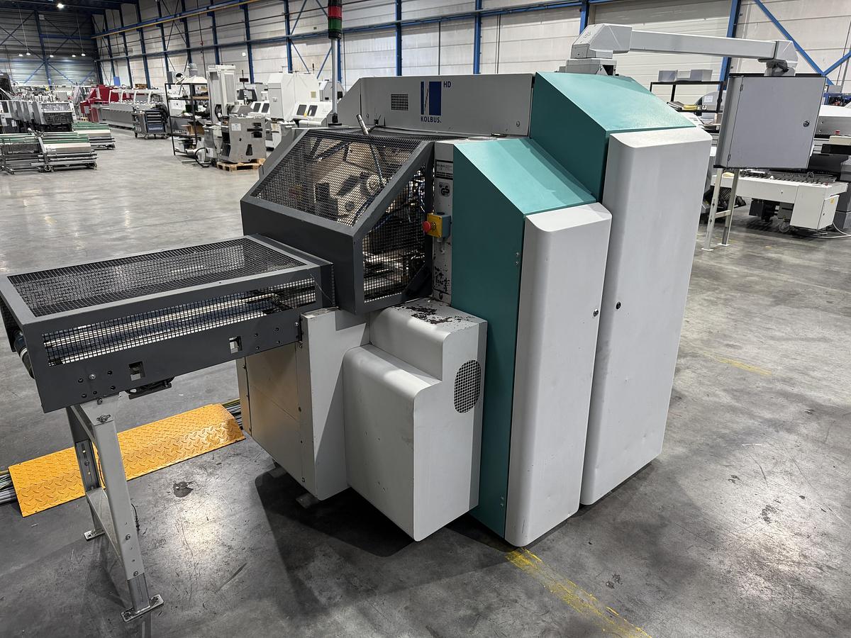 Used Kolbus three knife trimmer HD 142.P (2004)