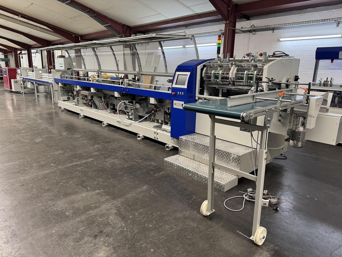 Used Sigloch book back gluing machine BBL-31/2 (2007)