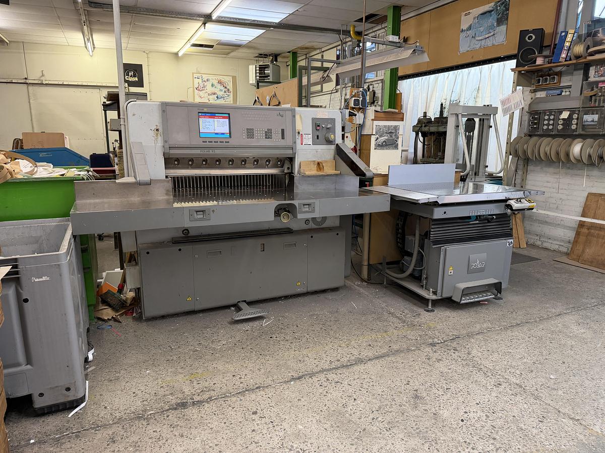 Used Polar guillotine 92 ED (1995)