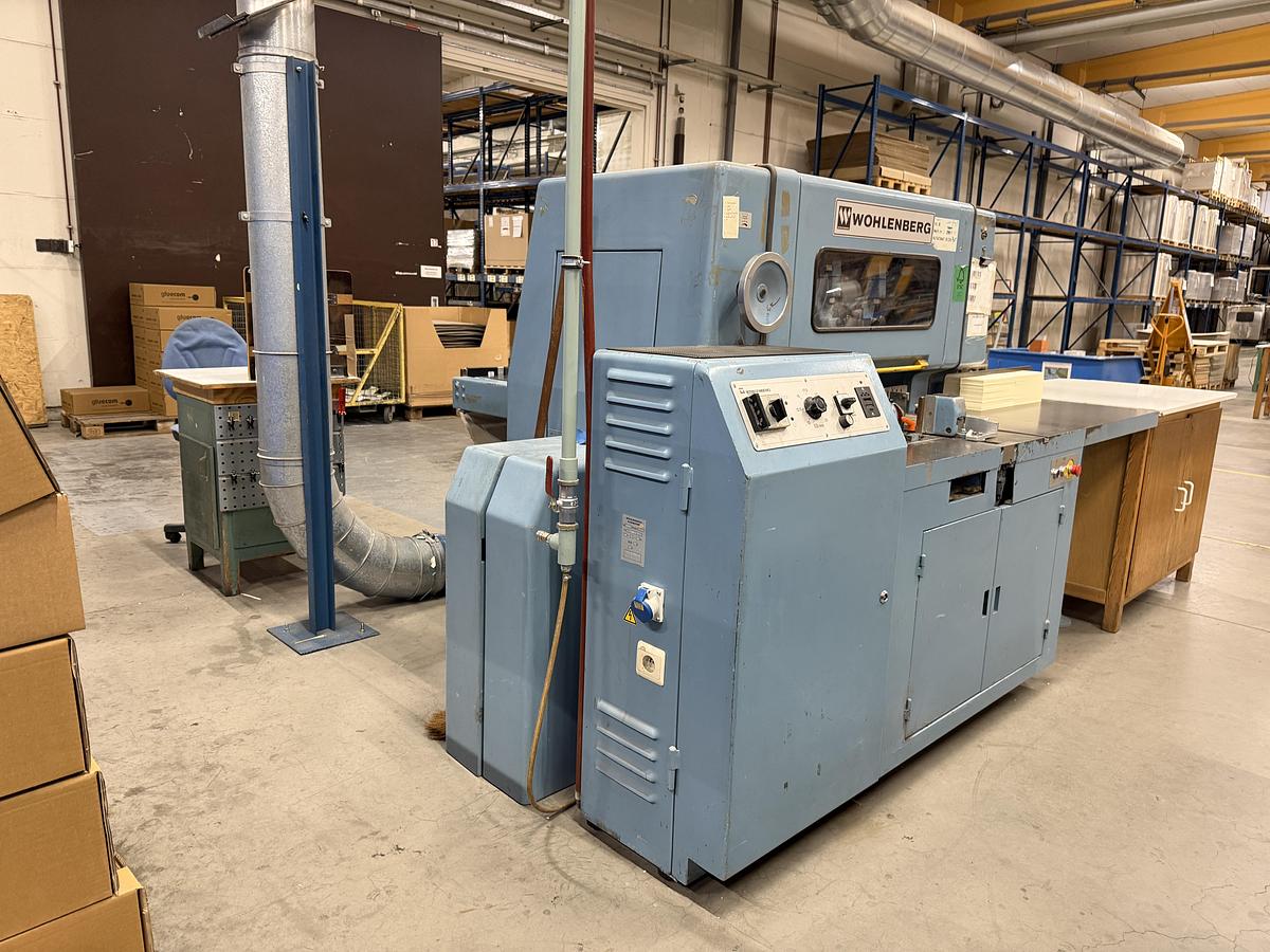 Used Wohlenberg three knife trimmer 44 FO (+/- 1982)