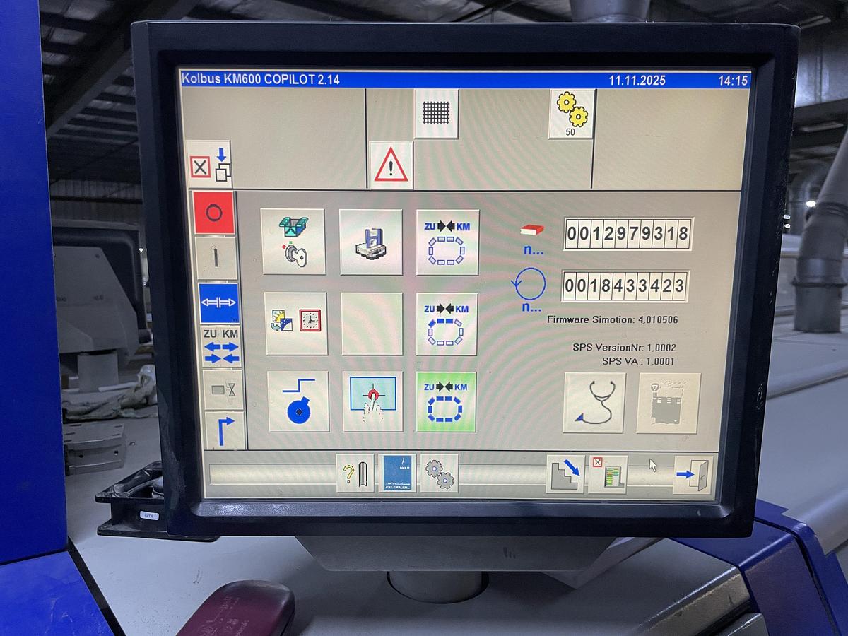 Used Kolbus perfect binder KM 600 (2011)