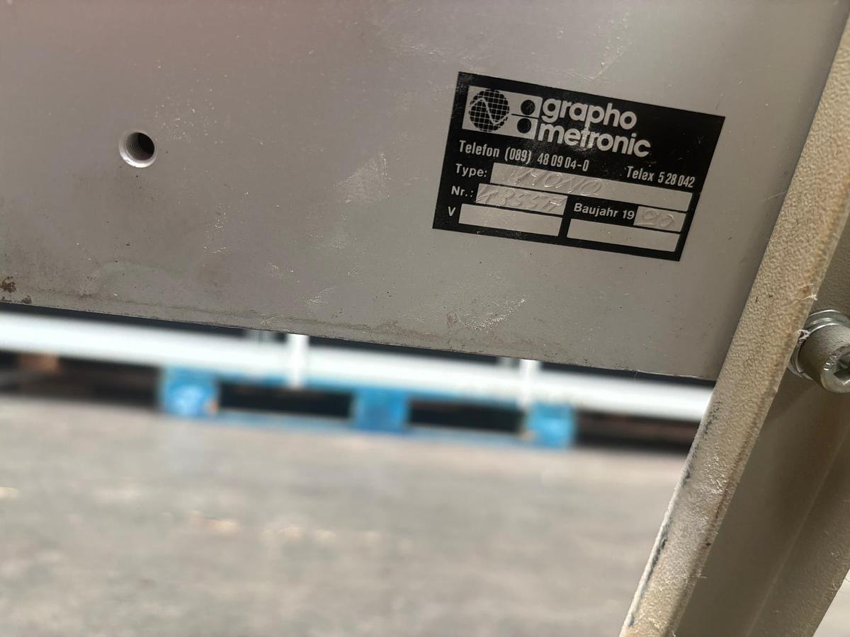 Used Grapho Metronic plate punch (1990)