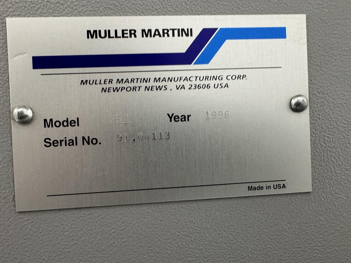 Used Müller Martini signature feeder 1551 (1996)