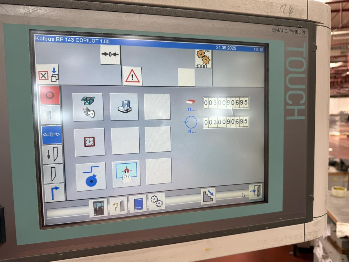 Used Kolbus round corner trimmer RE 143 (2014)