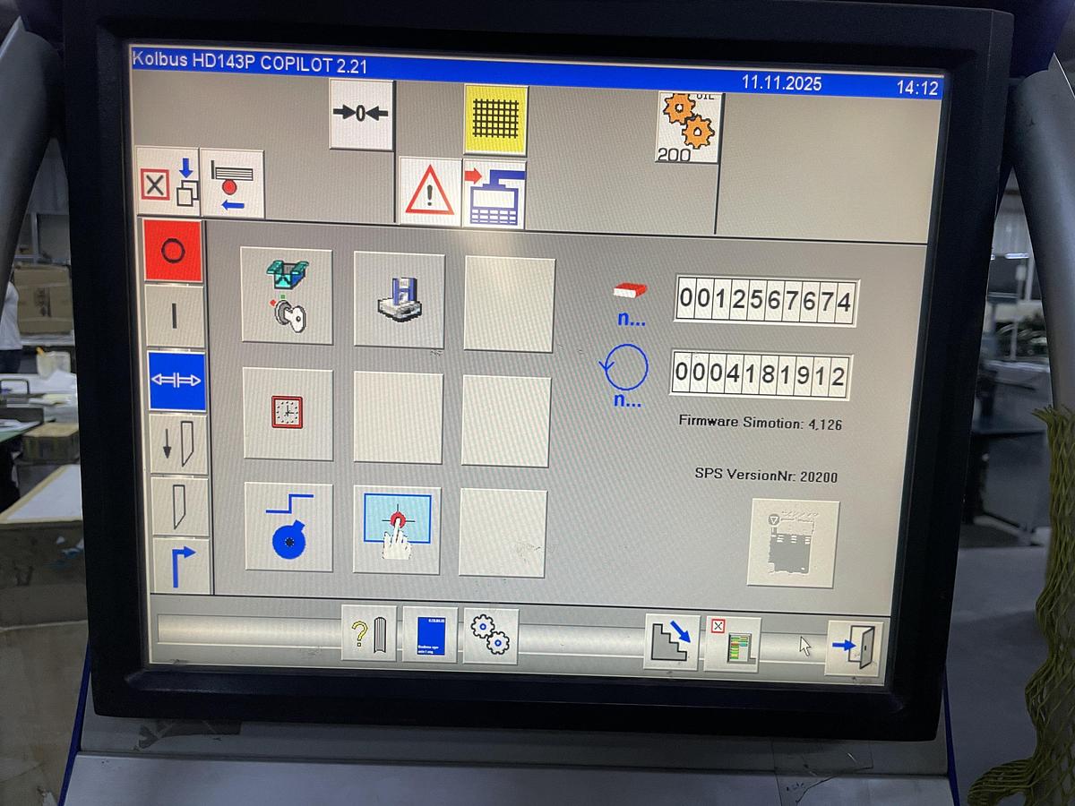 Used Kolbus perfect binder KM 600 (2011)