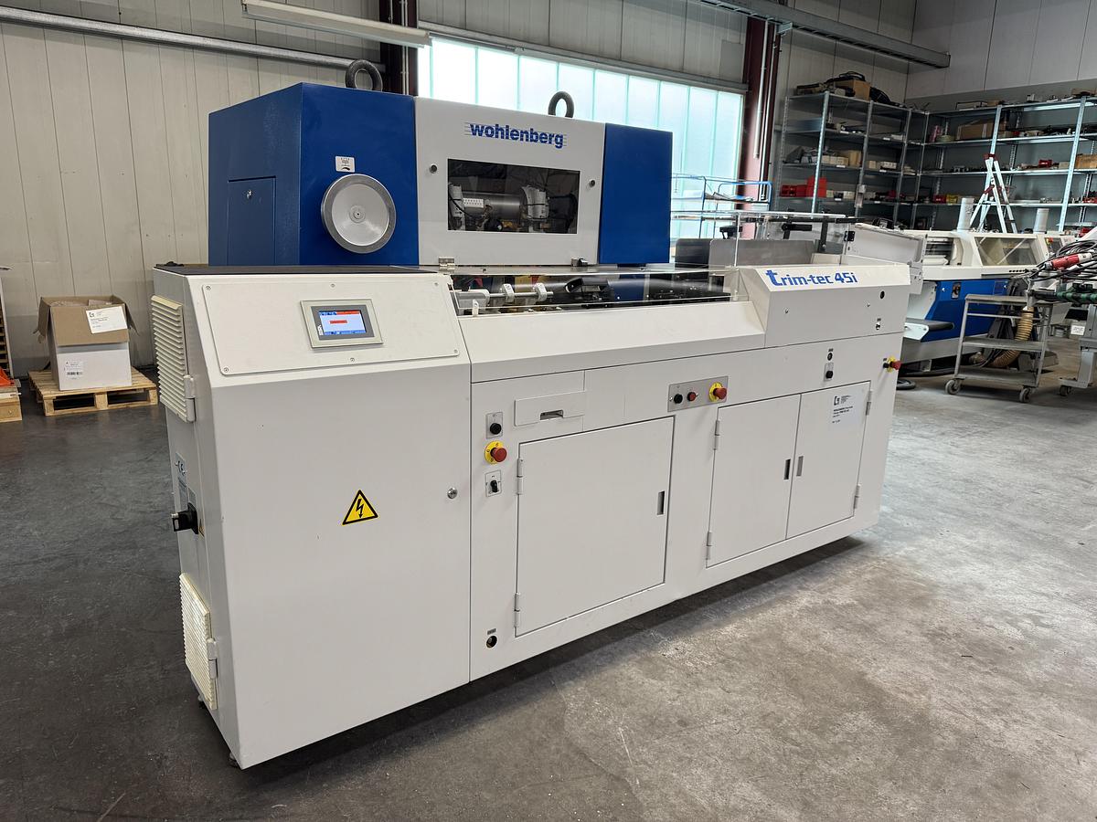 Used Wohlenberg three knife trimmer Trim-Tec 45i (2011)