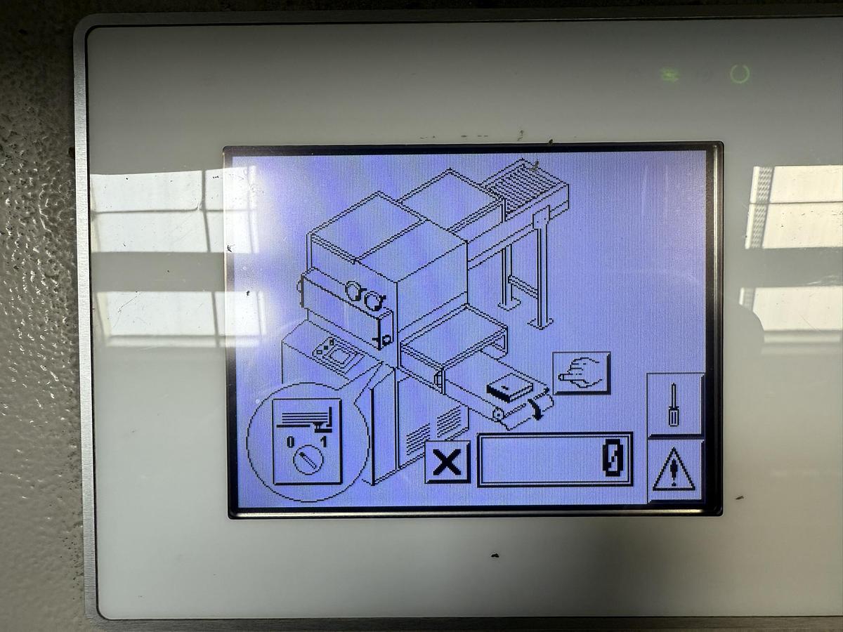 Used Meccanotecnica book block feeder Feedo (Kolbus XMT 280)) (2004)