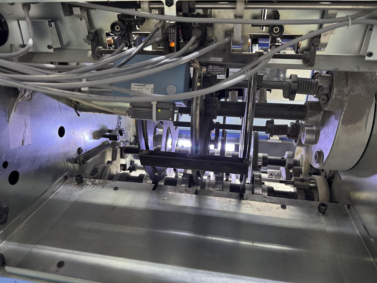 Used Müller Martini saddle stitcher Primera C140 (2009)