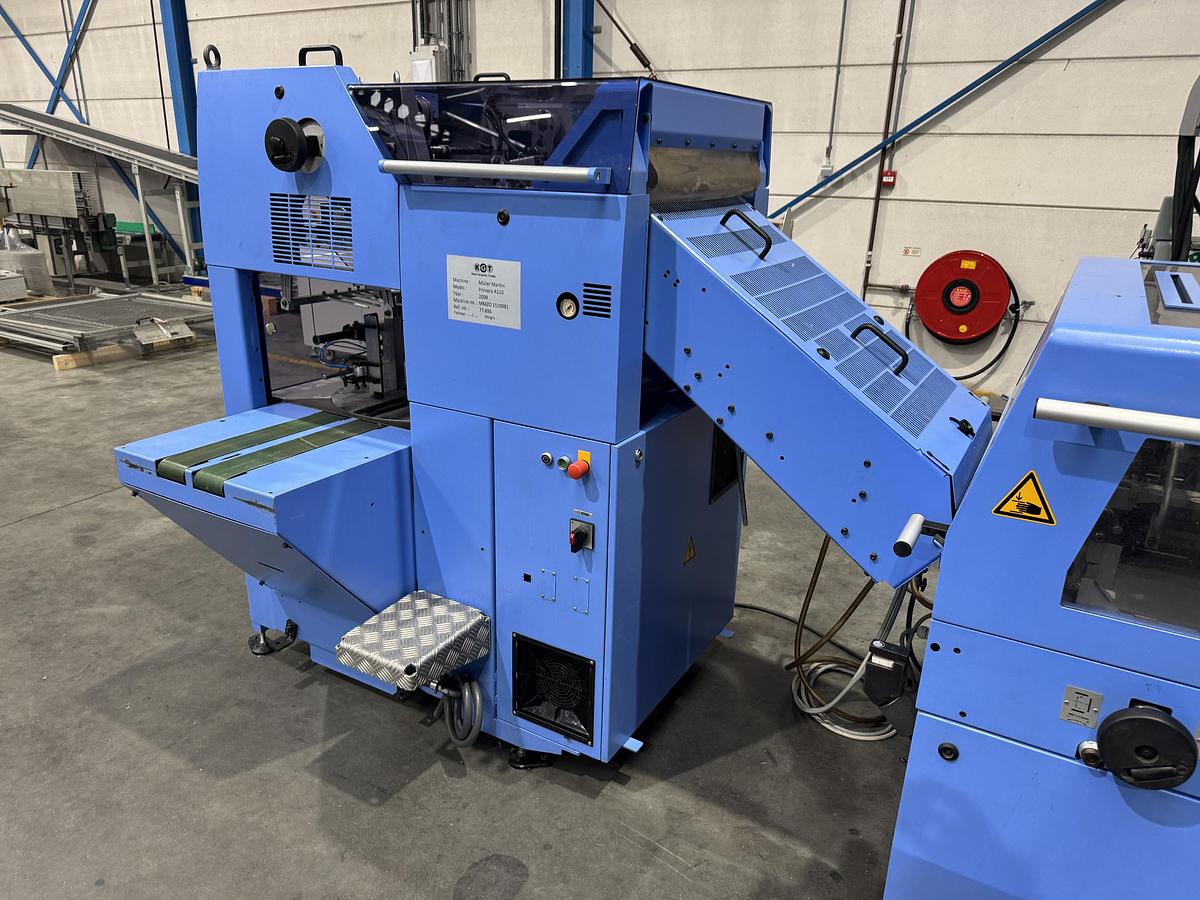 Used Müller Martini saddle stitcher Primera A110 (2008)